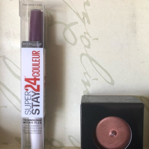 2pc Maybelline set-master chrome jelly highlighter & plum superstay 24 lip color - Picture 5 of 14